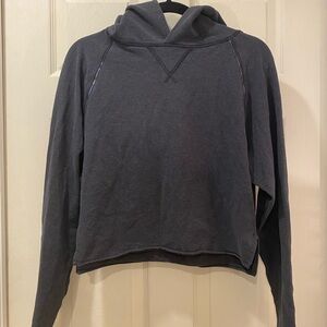 Lululemon grey cropped hoodie - fits a size M